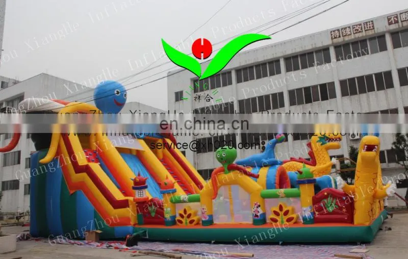 NEW arrived kids jungle adventure games inflatable unique entertainment city