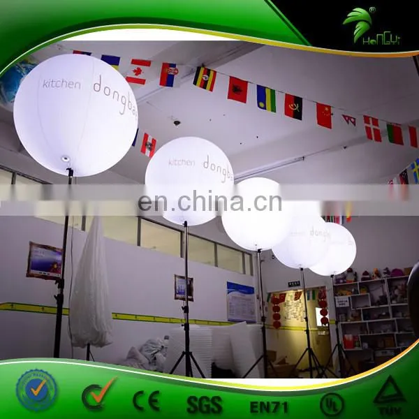 Lamp Aluminum Inflatable Wire Ball LED Lighting Mini Plasma Ball LED Lighted Topiary Balloon