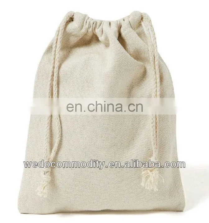 100% cotton drawstring bags