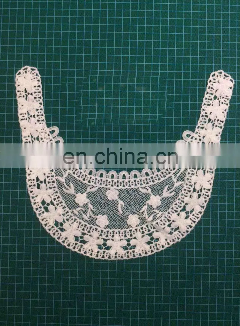 wholesale new design popular embroidery milk silk collar
