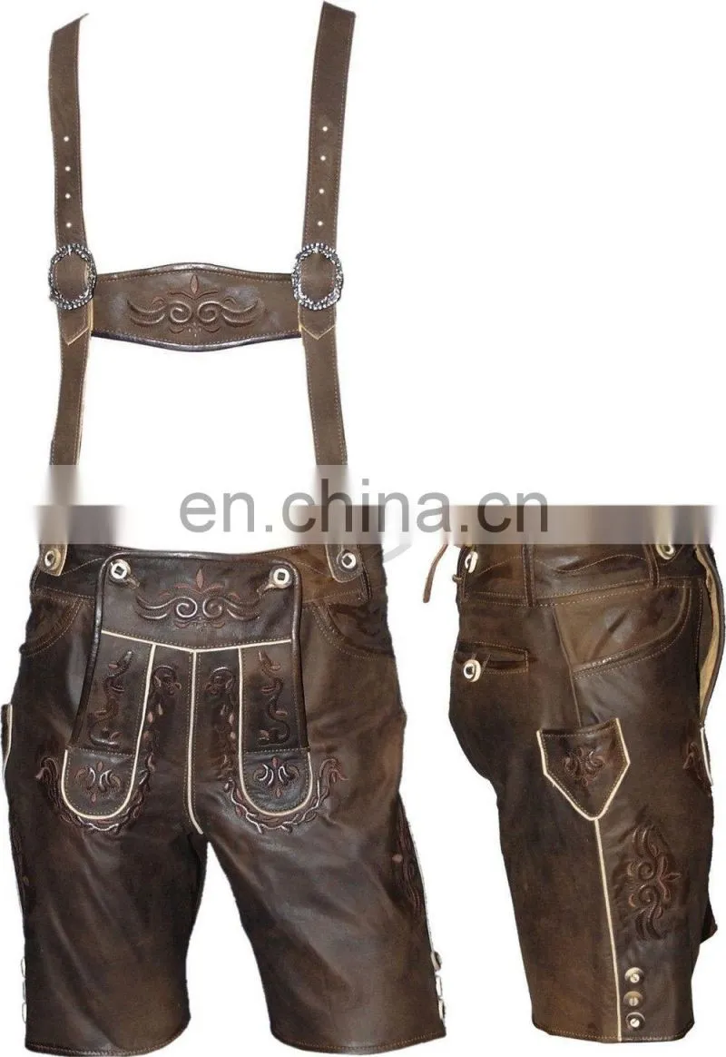 Bavarian leder Hosen, Trachten Lederhosen (Carnival Trachten)