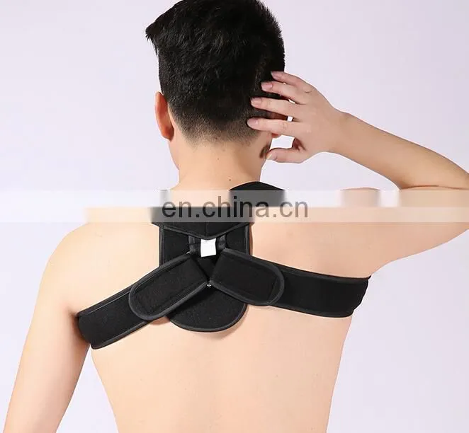Upper Back Posture Corrector Brace and Clavicle Support for Fractures, Sprains, and Shoulders #BZ-007