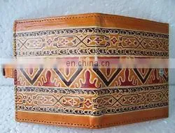 Genuine Leather gents wallet manufacturer, original leather wallet exporter