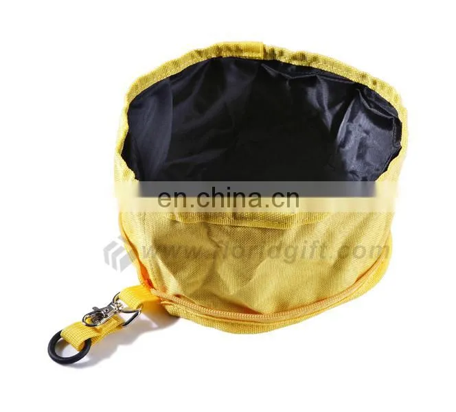 China supplier collapsible Supreme Pet Food Bowl polyester travel Dog Bowl