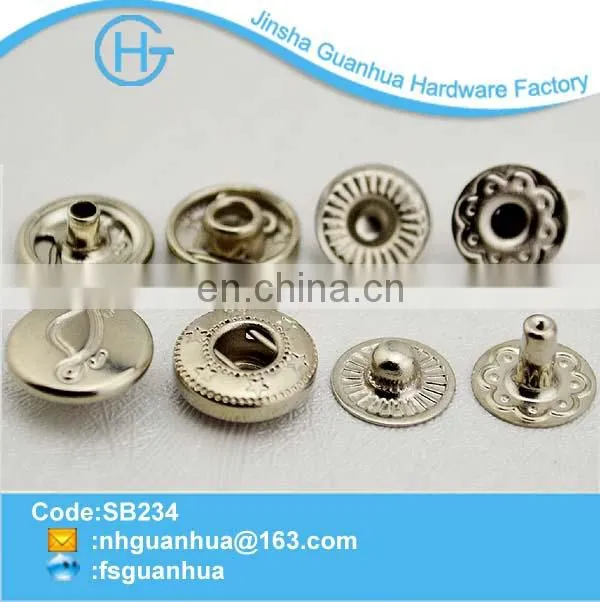 Durable alloy magnet button for leather bags made in China