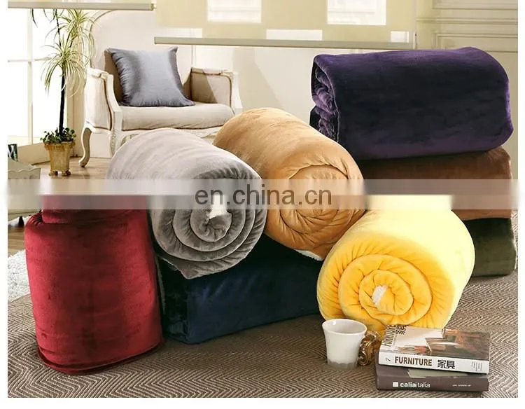 home textile 100%polyester cheap polar flannel fleece blankets in bulk