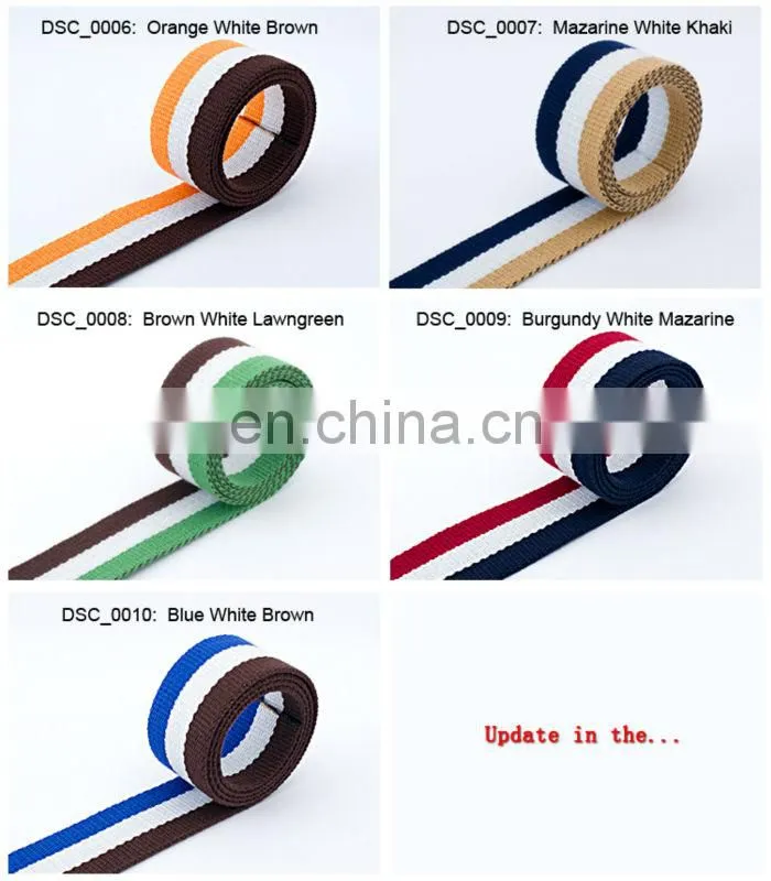 Foshan Factory Weisi Fashion Cotton Elastic Webbing For Belt