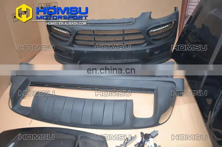 high quality HM original style front bumper rear bumper spare parts carbon fiber diffuser fiber glass auto tuning hot sell wide