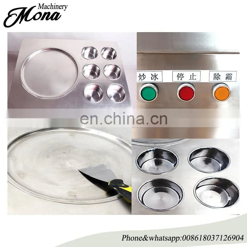 10 buckets thailand ice cream fryer, rolled fried ice cream machine,fried ice cream maker