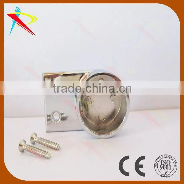 three screws curtain rod caps closet rod end caps