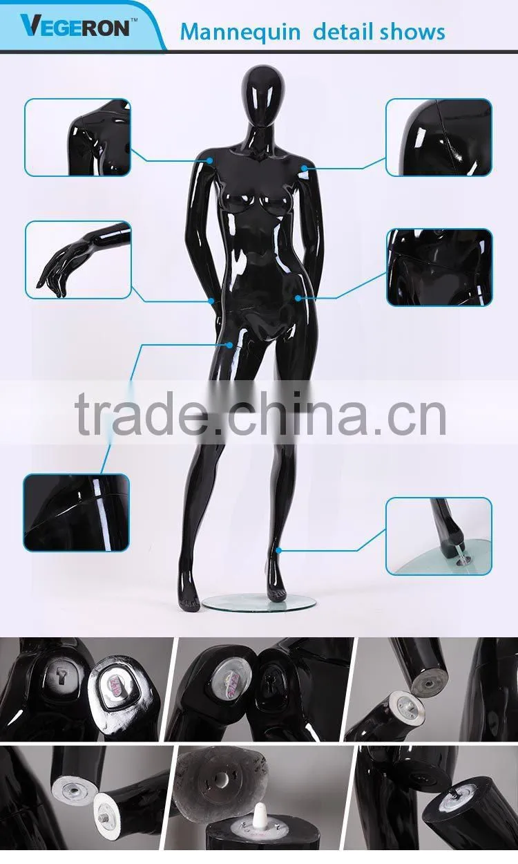high quality half body fiberglass male mannequin
