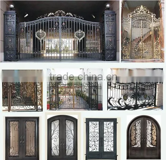 wrought iron artistic fence for sales