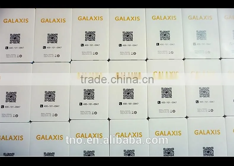 custom credit card portable mobile power bank 2500mah