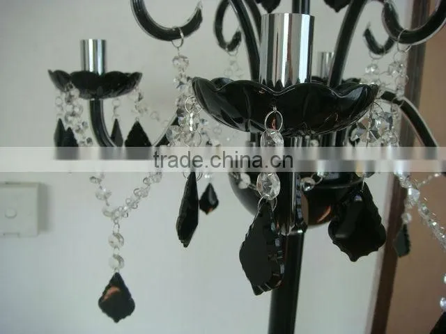 high quality floor lamp black crystal glass floor standing lamp decorative floor lighting