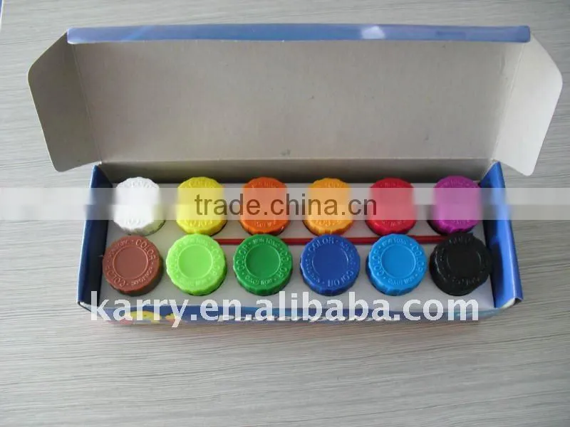 2ml-6c with brush finger paint set