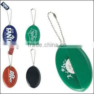 Promotional Coin Holder with Keychain