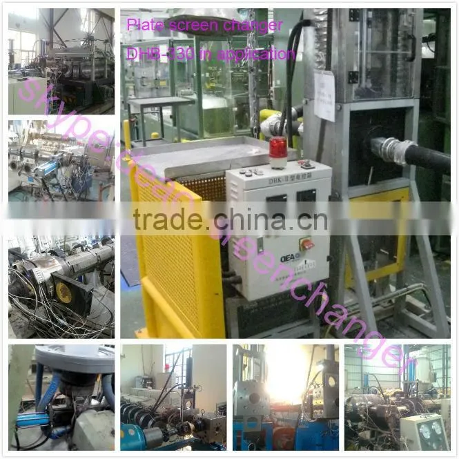 plastic melt filtration for plastic extruder for plastic bag