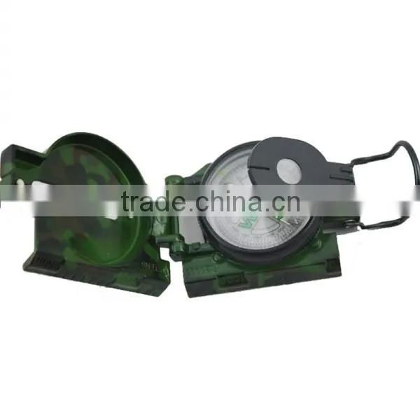 Camouflage military lensatic compass