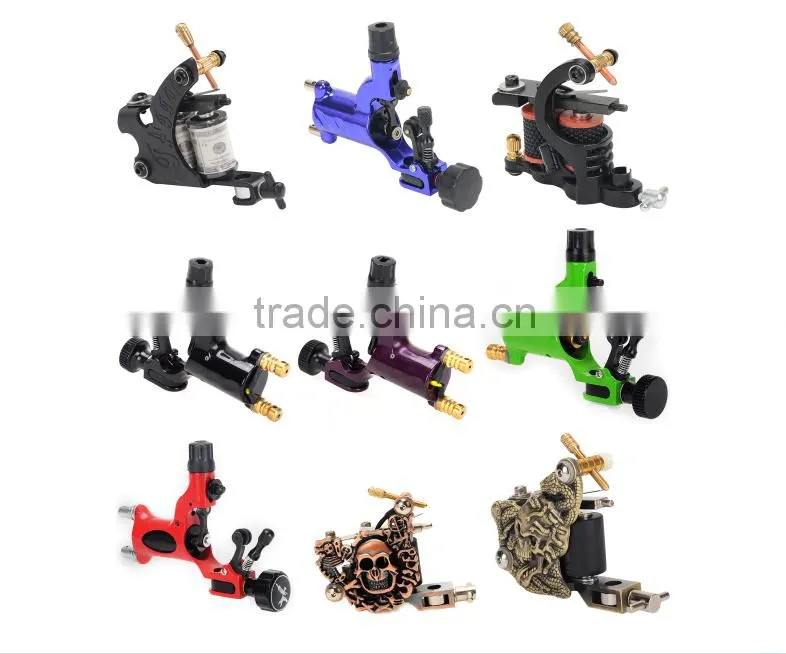 In Stock Skull Casting High Stability Bronze Tattoo Designs Removal Machine 10 Warps Coils 7000-9000 R/Minute