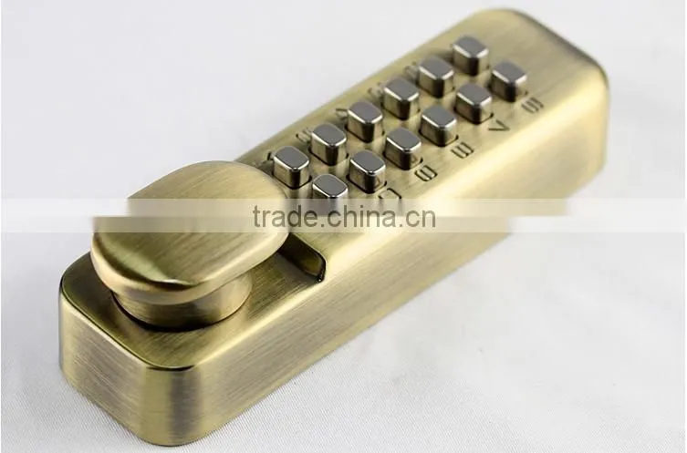 OSPON Mechanical Pushbutton Combination Lock Antique brass OS20B