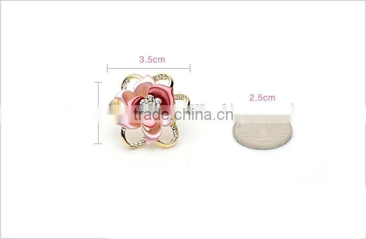 Classic Joker set Crystal rhinestone flower brooch