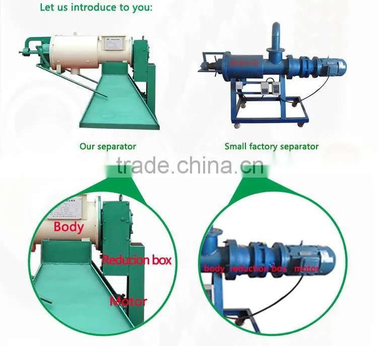 poultry cow dung dewatering machine