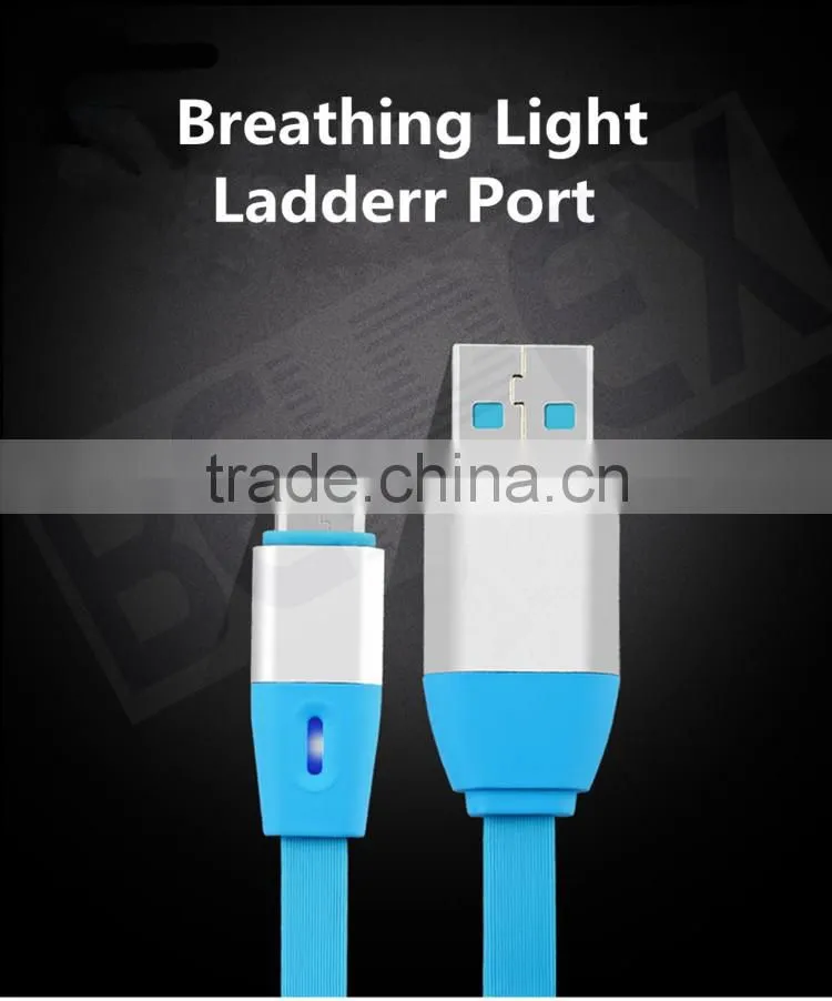 Breathing Light LED USB-C 2.0 Cable Without Twine