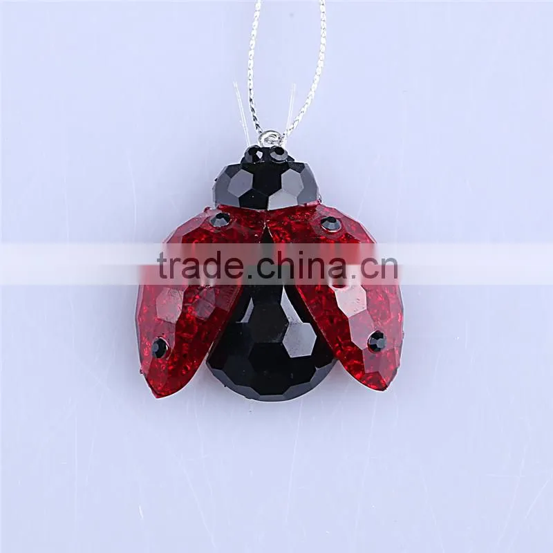 Small Size Ladybug with Opening Wings Ornament 01501013 new style indoor decoration