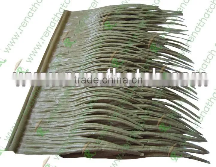 Synthetic roofing thatch