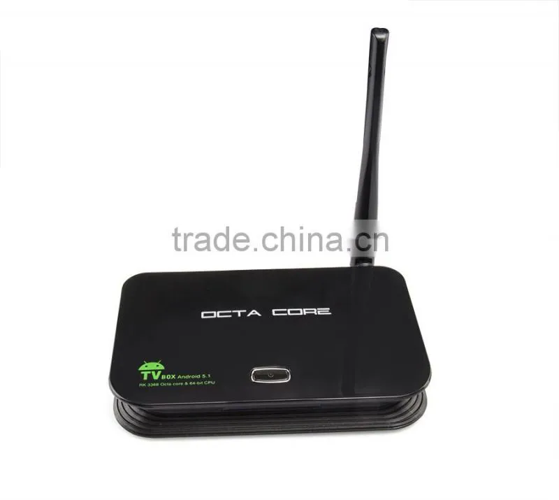 wholesale android smart tv set top box Z4 octa core Mail-T6X android tv box RK3368 google android 5.1 smart tv box