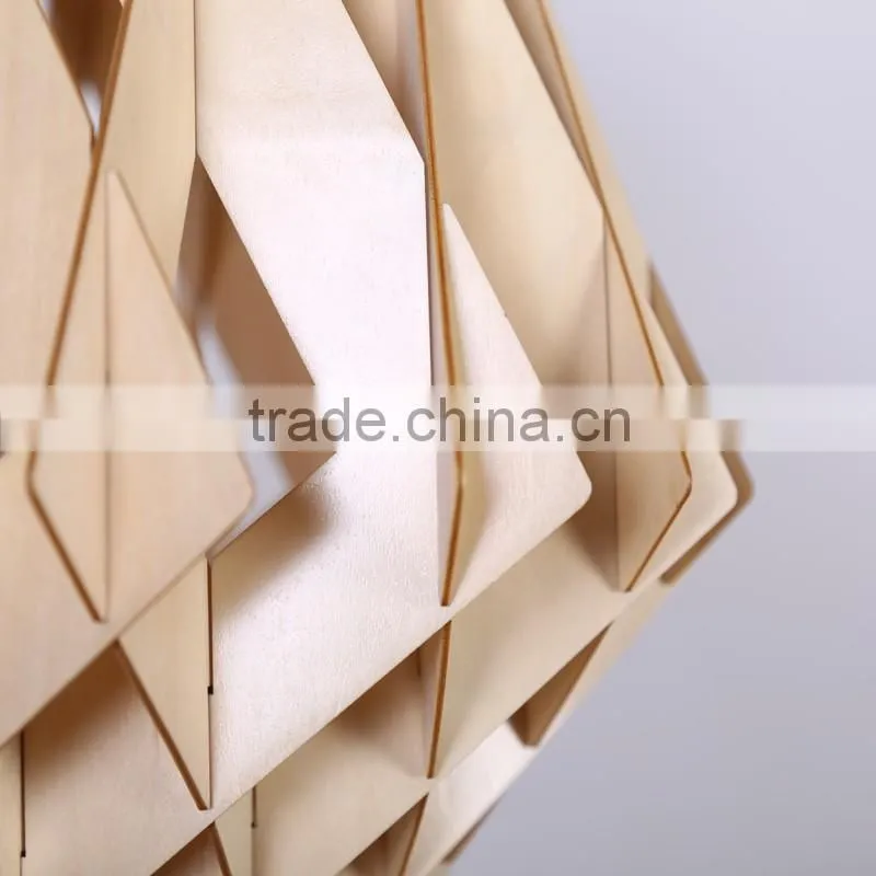 LED pendant Light JK-8005B-23 2016 New home decoration wood pendant light
