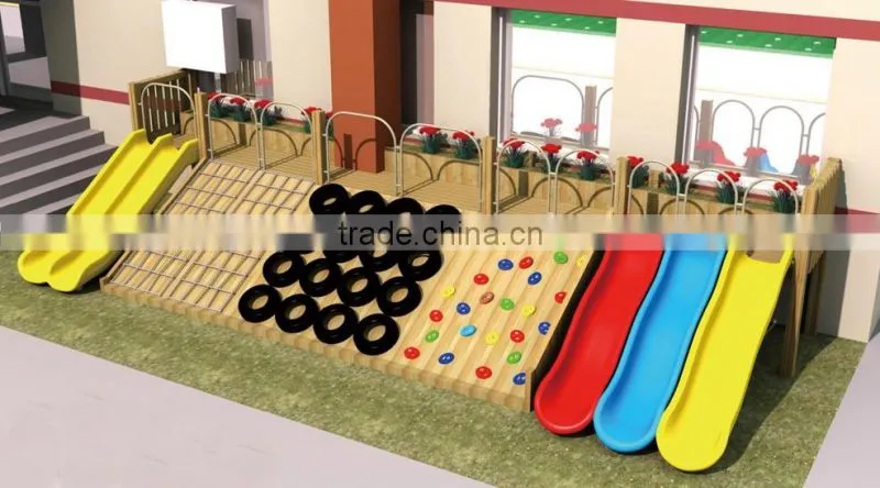 Hot sale MBL09-B320 plastic kids rock climbing wall climbing wall