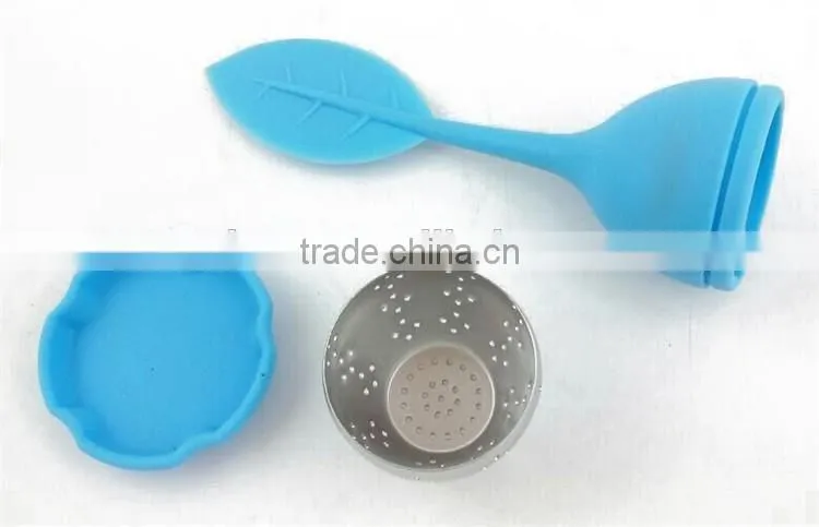 Silicon tea infuser leaf