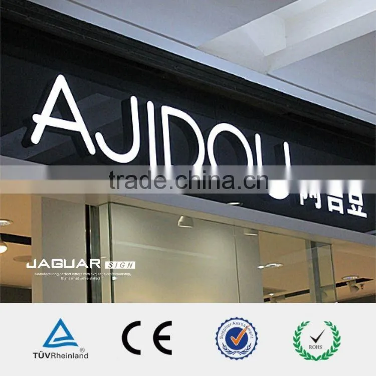 metro led subway decorative white color exit sign board