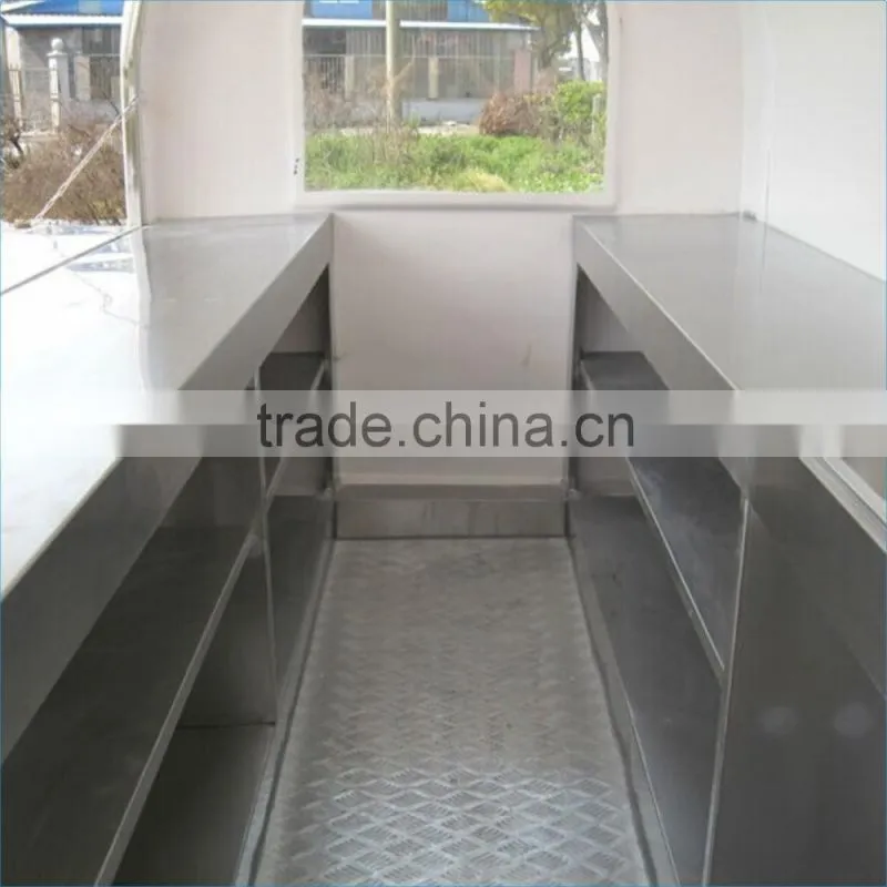 WK280 factory price outdoor mobile food van/food car