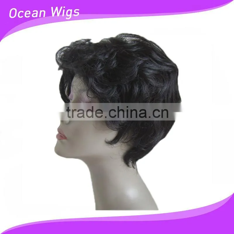 High quality and fast delivery short full lace wig for women