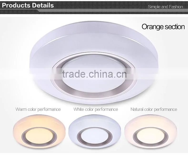 2016 hot sales led flush mount ceiling light small round 5 years gurantee 24 to 48W