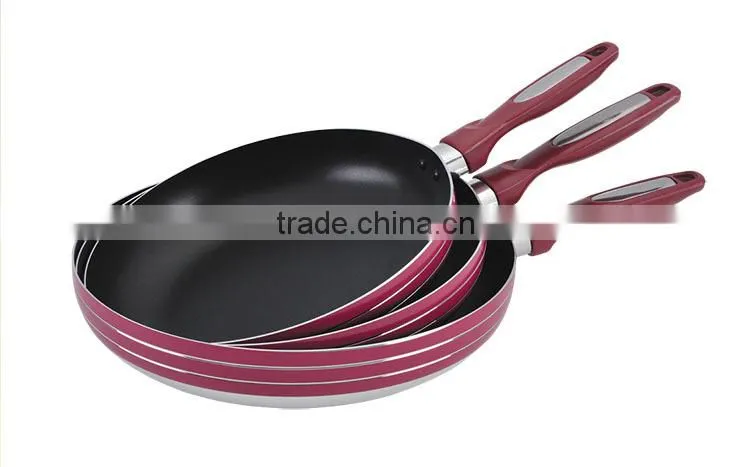 3pcs non-stick frying pan with competitive price