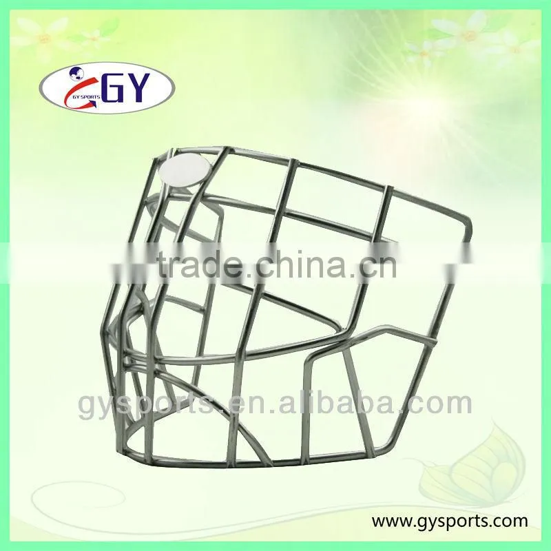 China wholesale golie helmet with 304 stainess steel cage ,hockey cage