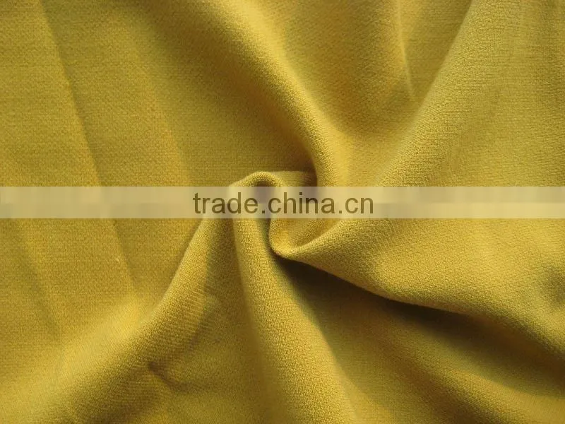 poly viscose stretch fabric/two layers