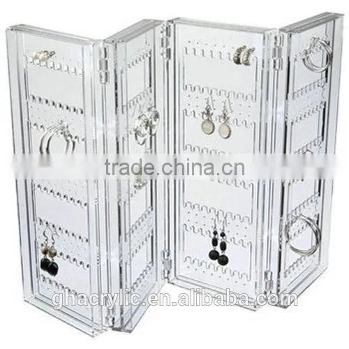 GH-RZ351 Shenzhen Guihe factory Rotating display showcase/stand for earring