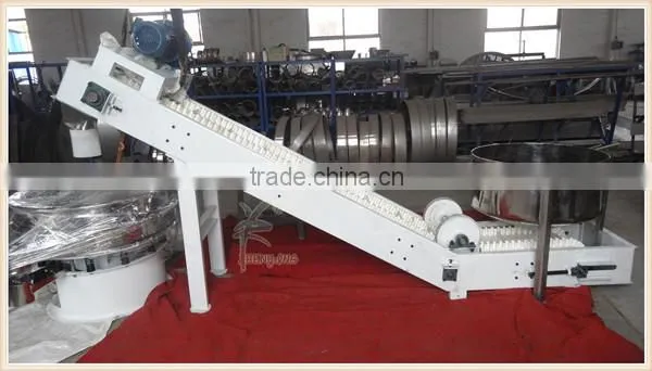 Zhenying high inclination angle belt conveyor for flour
