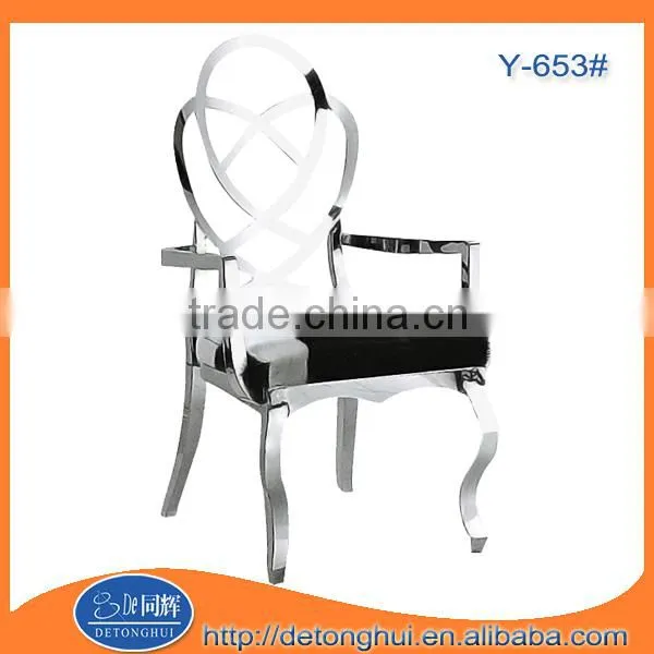 Modern furniture fabric dining armchair Y-655#