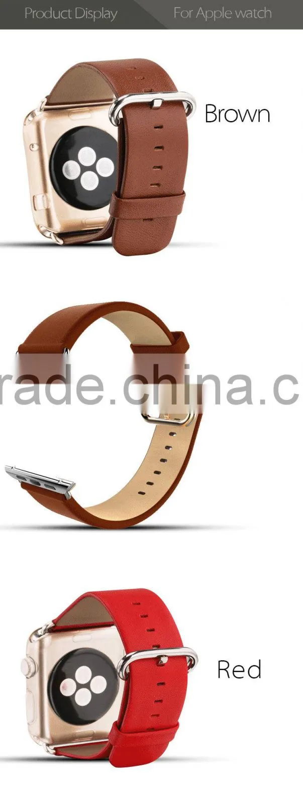 High Quality Genuine Leather Watch Band for iWatch