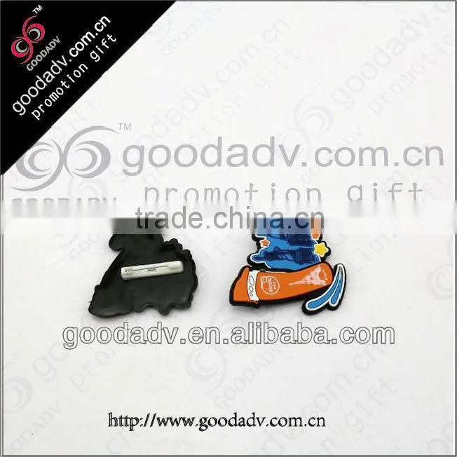 2014 New Cartoon 3D PVC soft armband badge