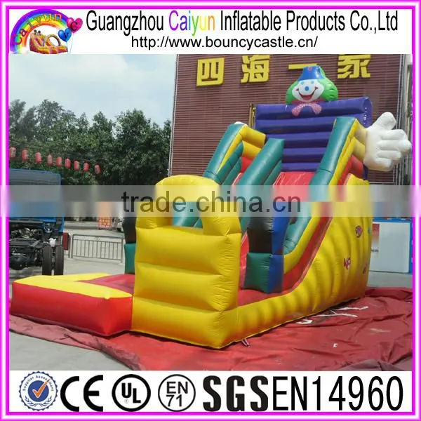 Carton Character Inflatable Dry Slide For Sales