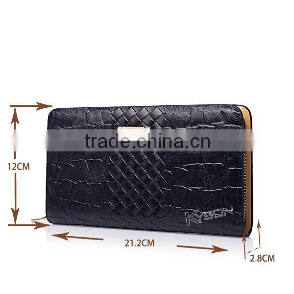 2015 hot selling short leather man wallet bag