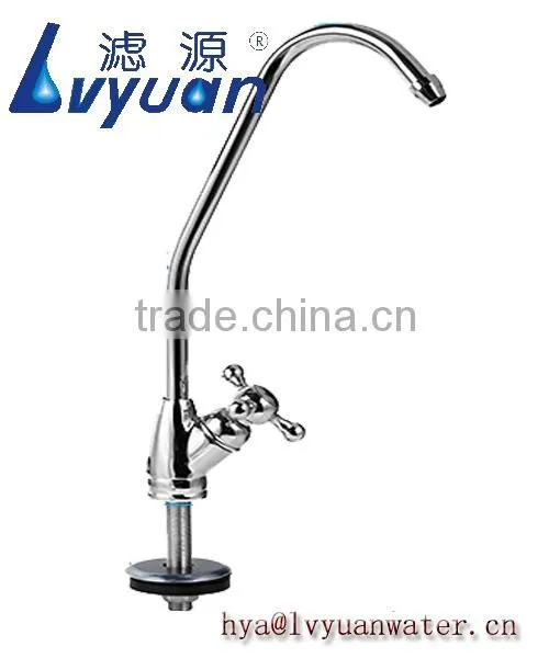 Gooseneck Stainless Steel Kitchen wall-mount Sink Faucet Brush