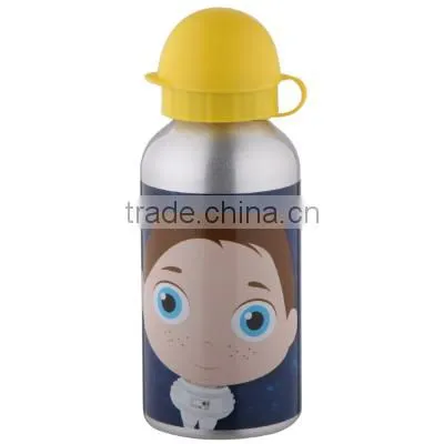 Aluminum bottle for Kids water bottle with straw lid