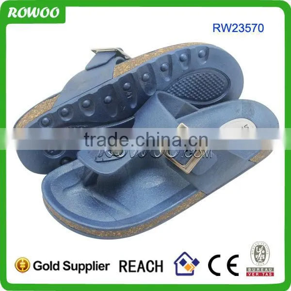 2014 new arrival fashion unisex cheap price cork slippers